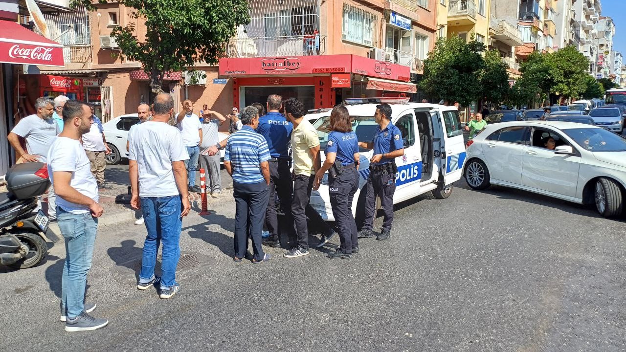 Aydın’da yol verme tartışması
