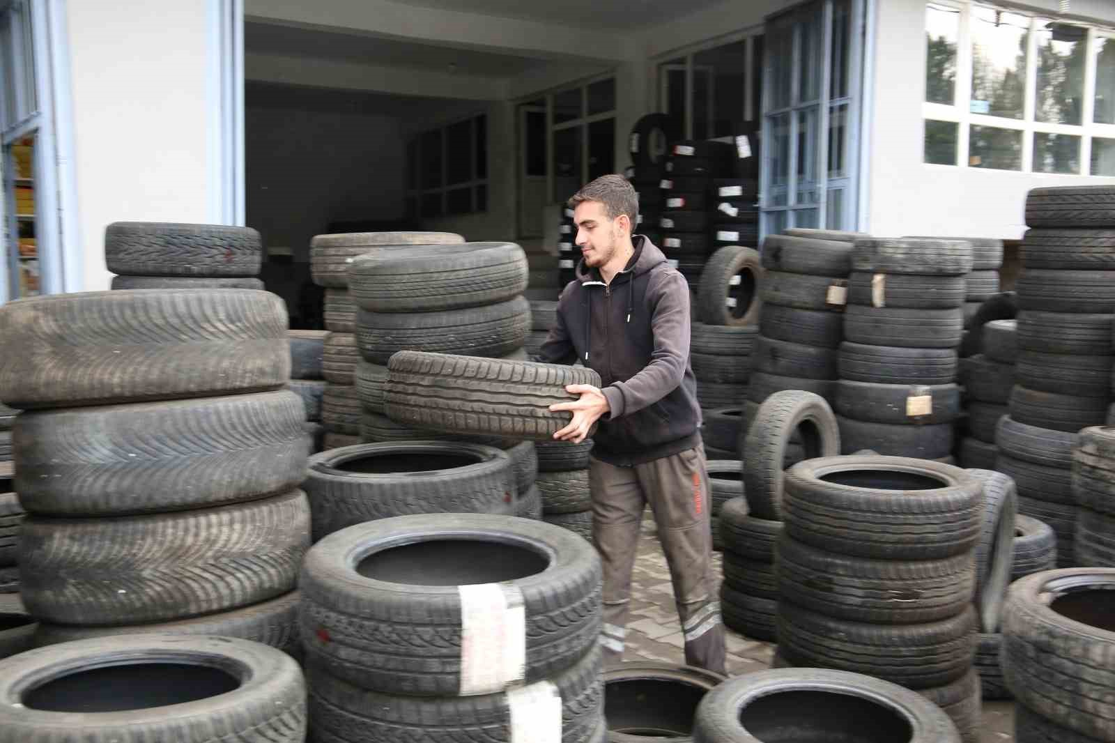 Muş’ta kış lastiği sezonu öncesi hazırlıklar başladı
