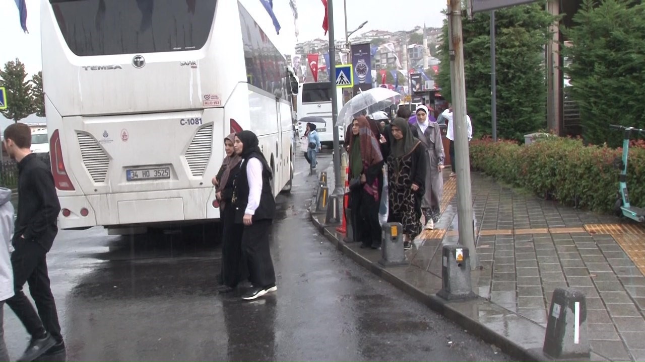 İstanbul’un Anadolu Yakası’nda yağmur etkisini gösteriyor
