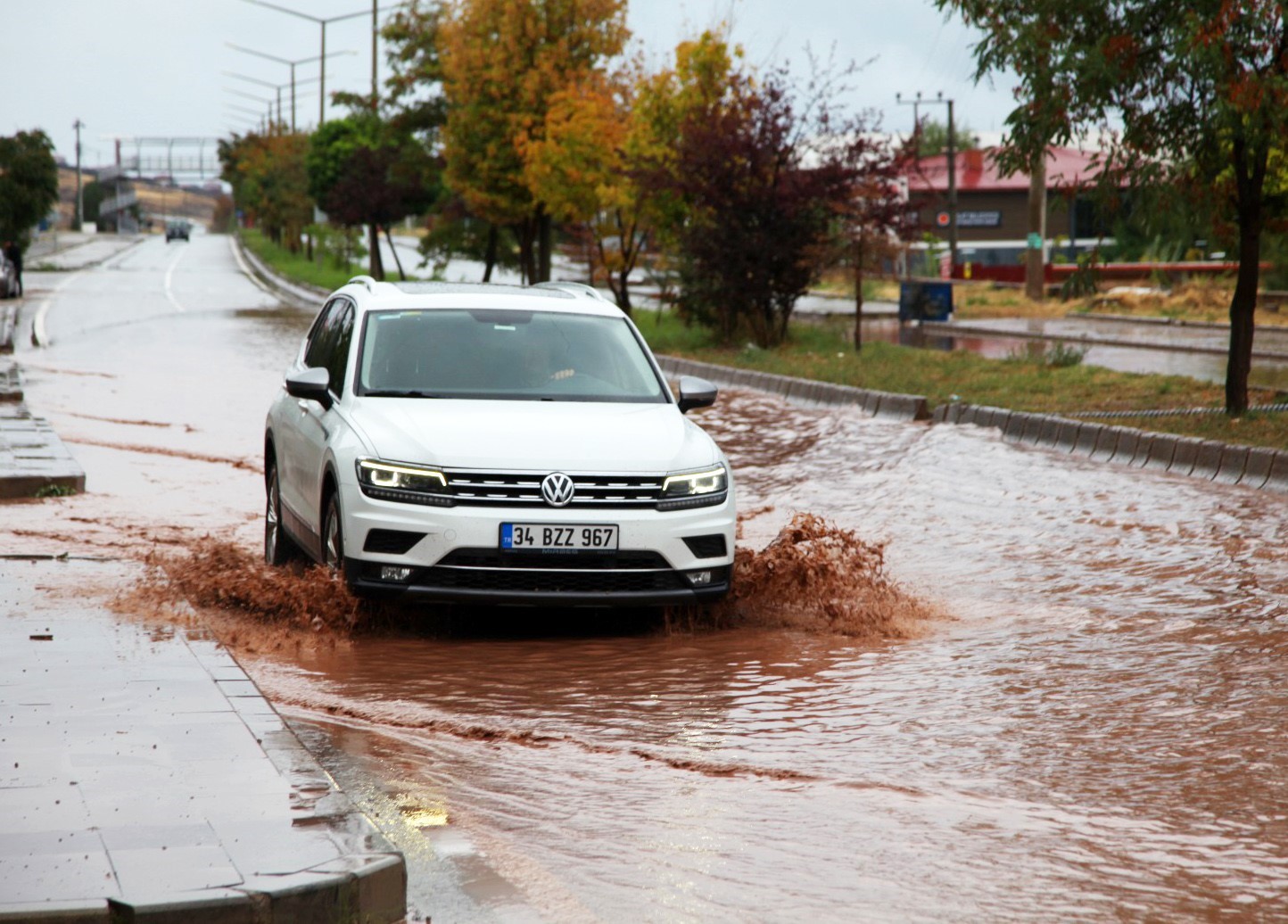 Ahlat’ta şiddetli yağış sel ve taşkınlara neden oldu
