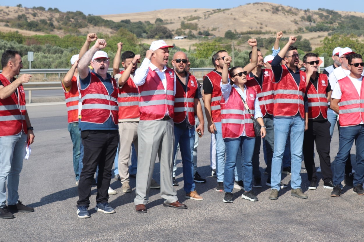 Eker Süt Fabrikası’nda eylem
