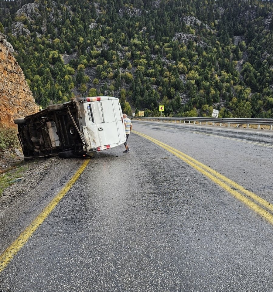 Akseki’de trafik kazası: 1 yaralı
