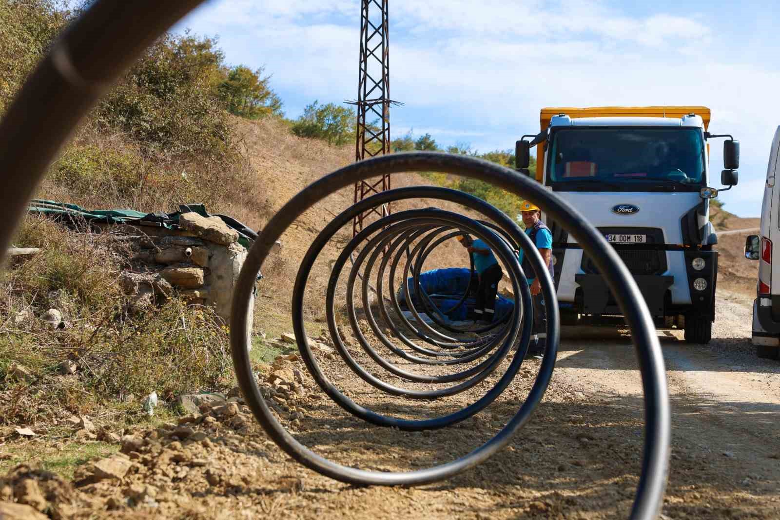 3 bin metrelik yeni hat ile mahalle sakinlerine kesintisiz su ulaştırılacak
