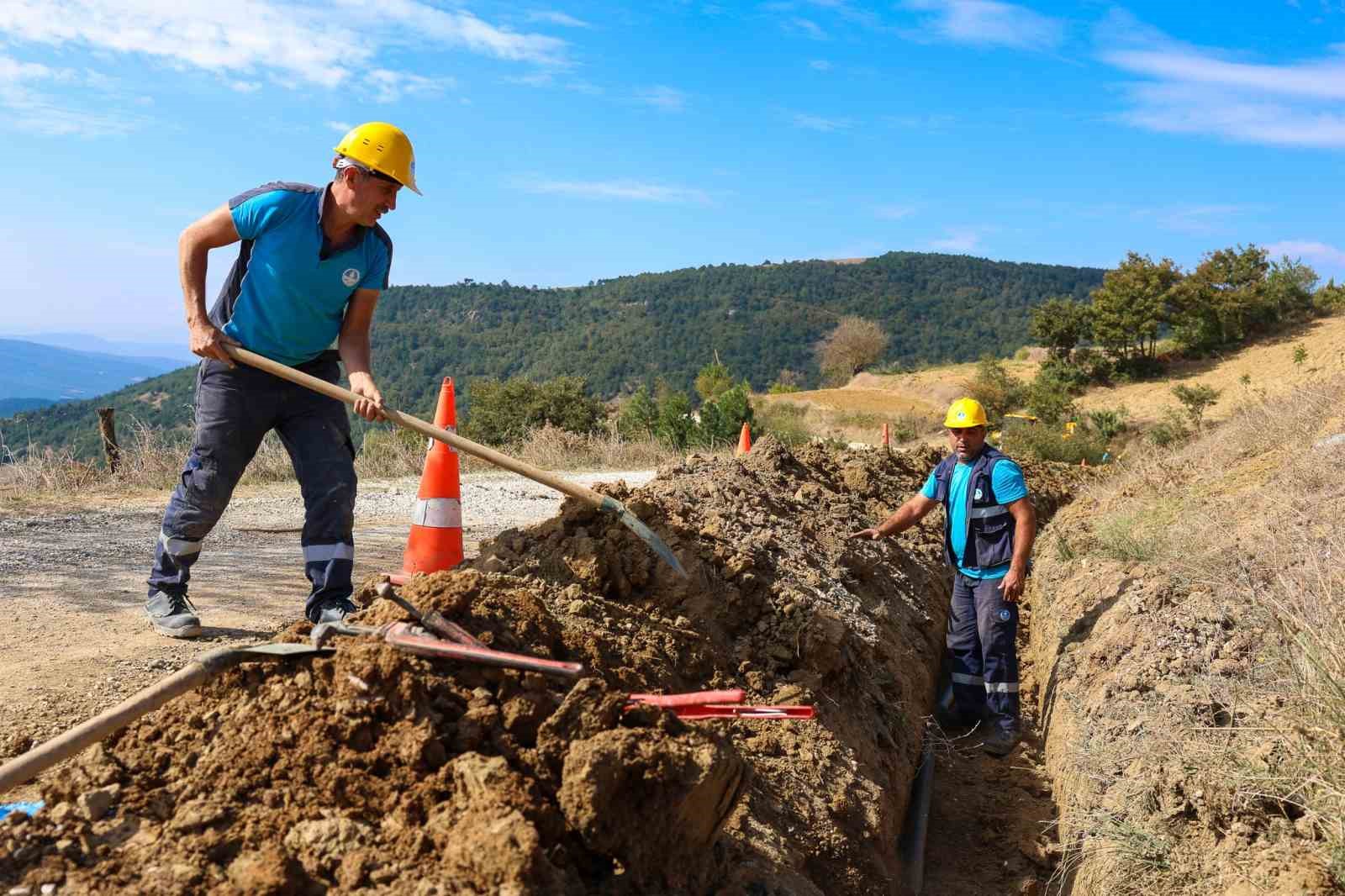 3 bin metrelik yeni hat ile mahalle sakinlerine kesintisiz su ulaştırılacak
