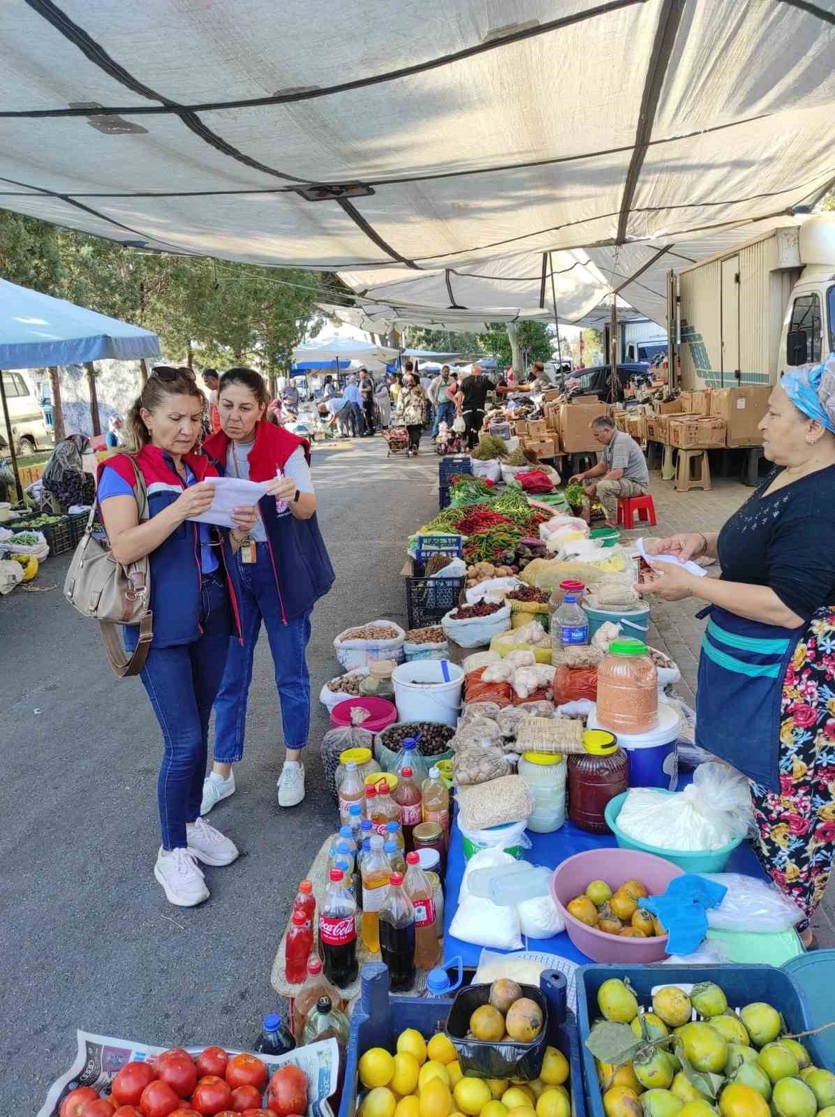 Pazarda zeytinyağı denetimi
