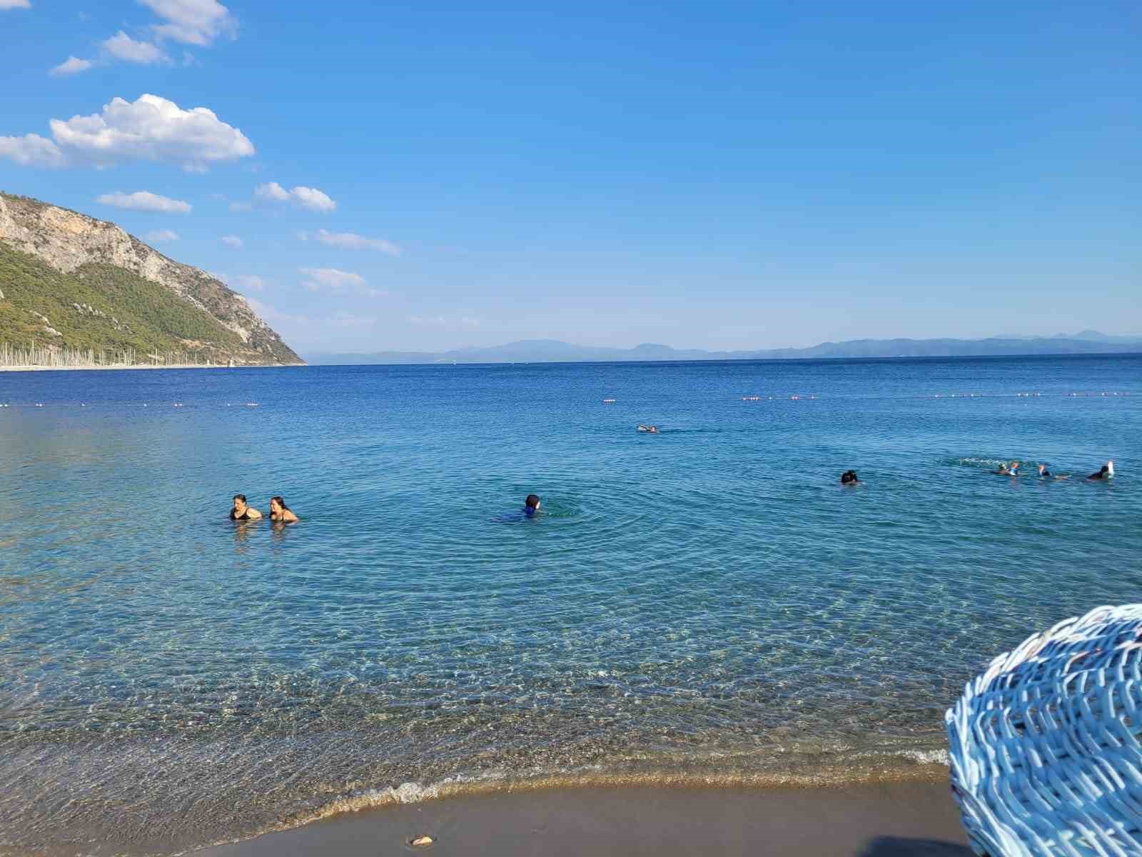 Milas plajlarında Eylül yoğunluğu yaşandı
