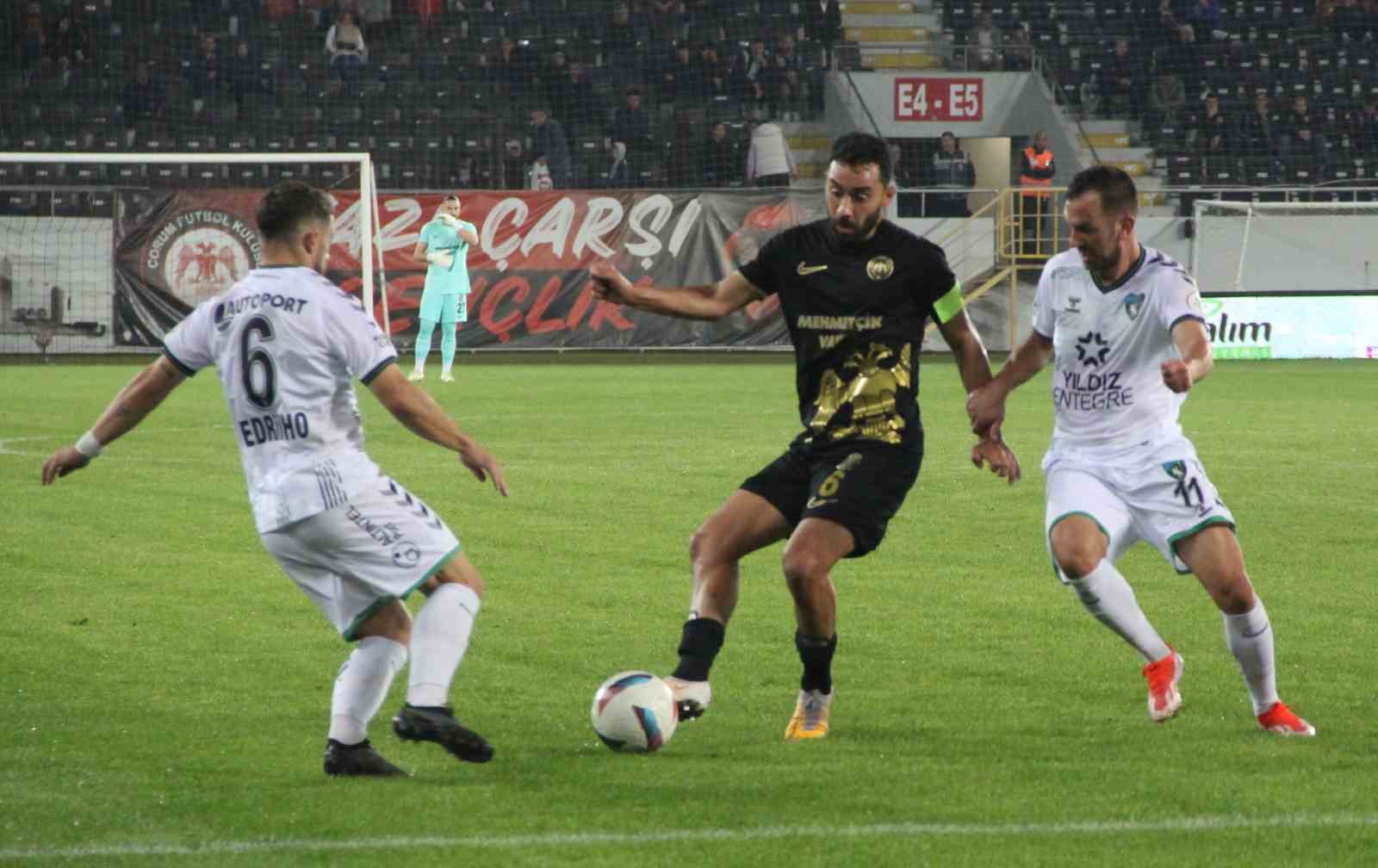 Trendyol 1. Lig: Çorum FK: 0 - Kocaelispor: 2
