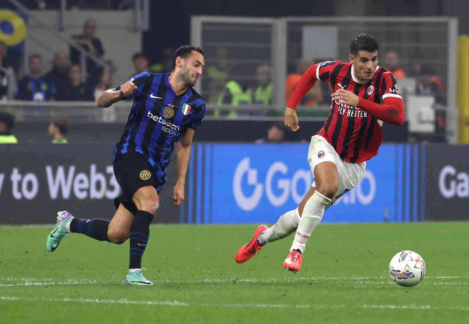 Milano derbisinde kazanan Milan
