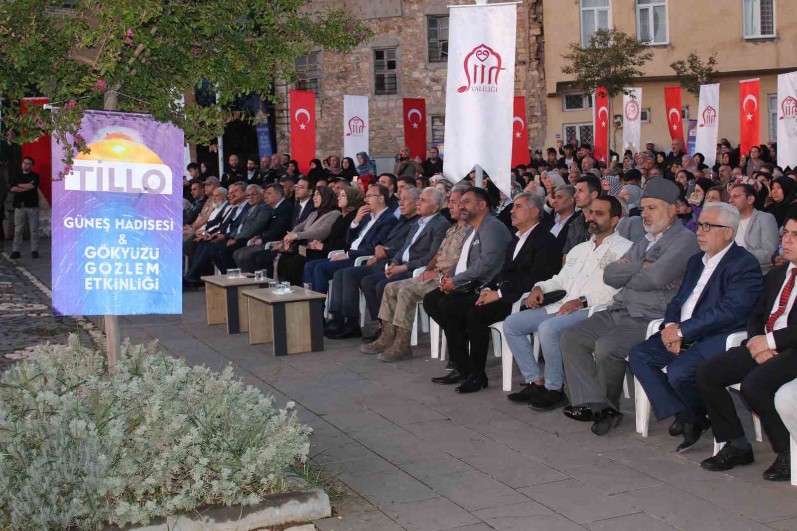 Siirt’te ’Işık Hadisesi’ bulut nedeniyle gerçekleşmedi
