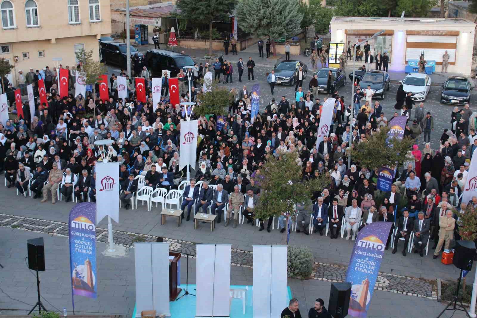 Siirt’te ’Işık Hadisesi’ bulut nedeniyle gerçekleşmedi
