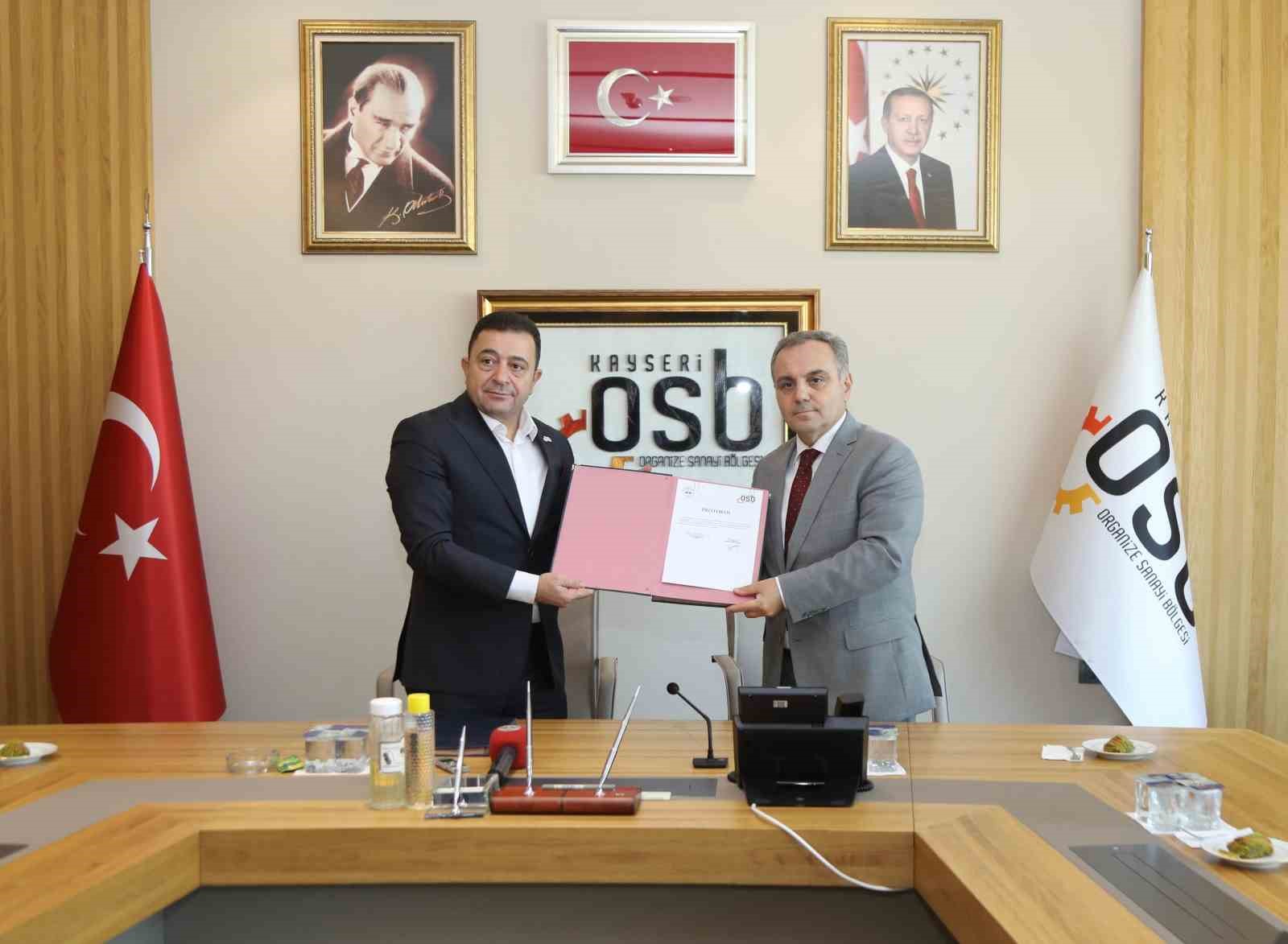 Kayseri OSB’den ERÜ’ye destek
