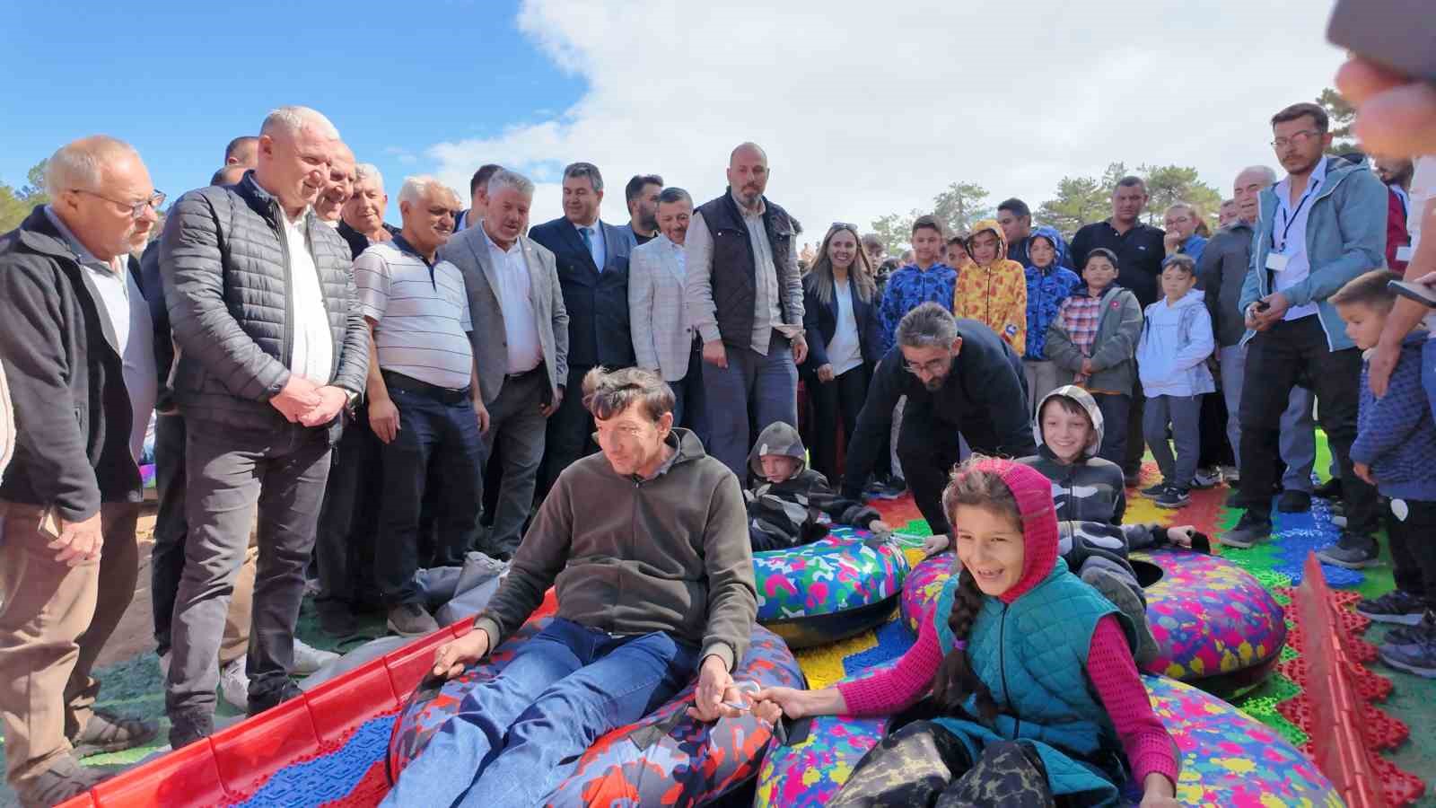 Türkiye’nin en uzun kaydırağı Kütahya’da
