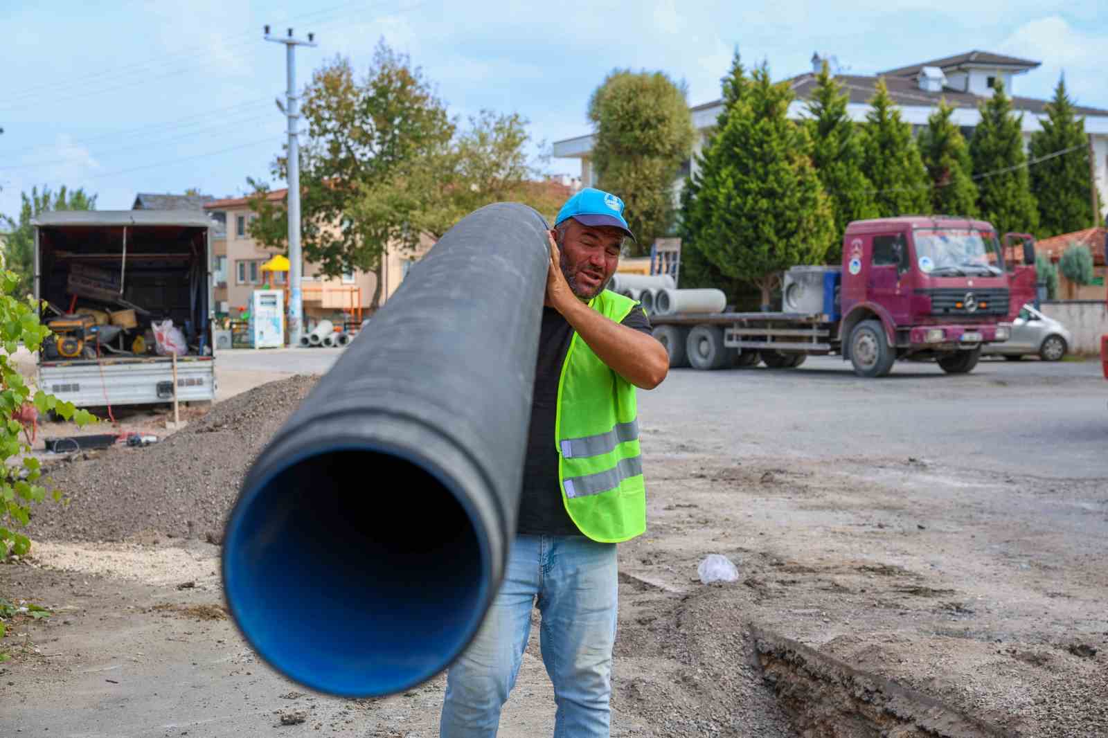 SASKİ o mahallenin altyapısını kışa hazırladı
