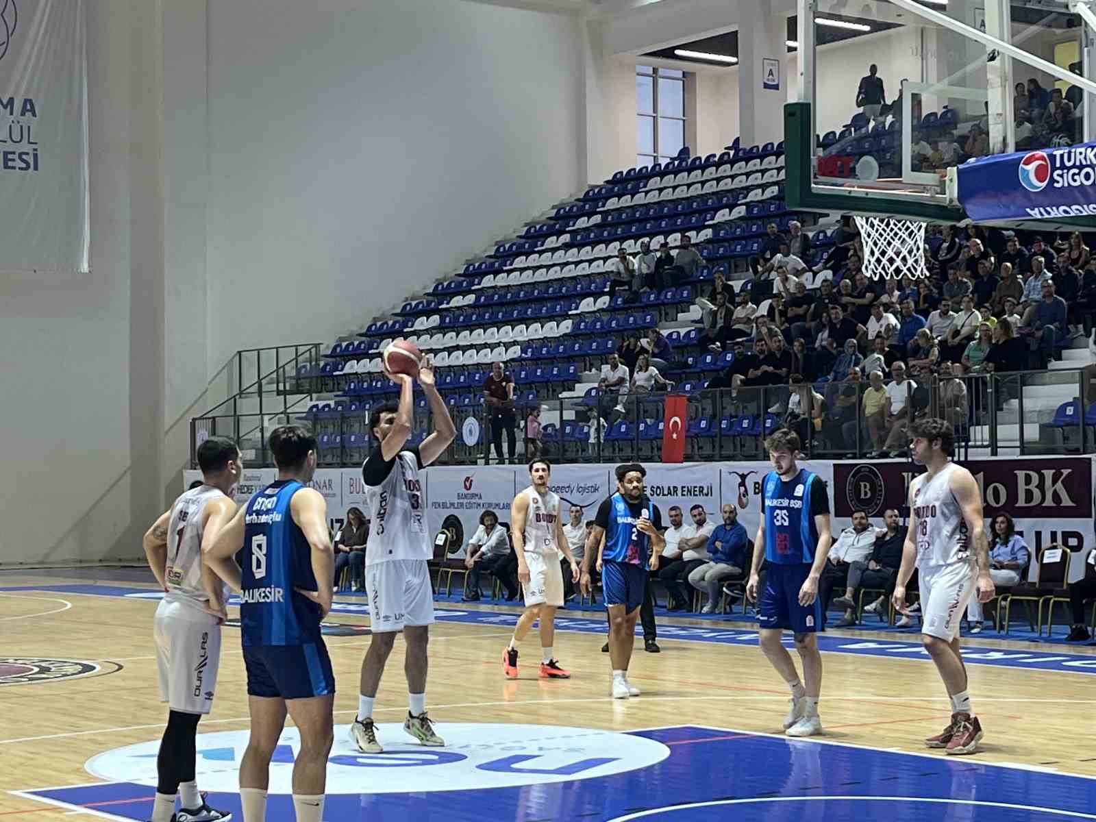 Türkiye Sigorta Basketbol Ligi: Bandırma Bordo Basketbol: 72 - Balıkesir Büyükşehir Belediye Spor: 60
