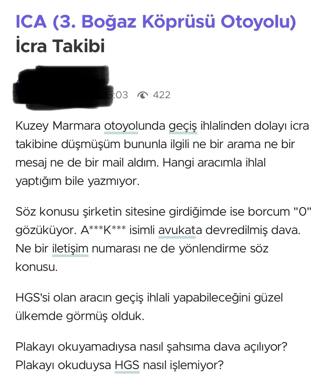 Kuzey Marmara Otoyolu’nda sapağı kaçırana 37 kilometre fazladan yol, 100 TL ek ücret
