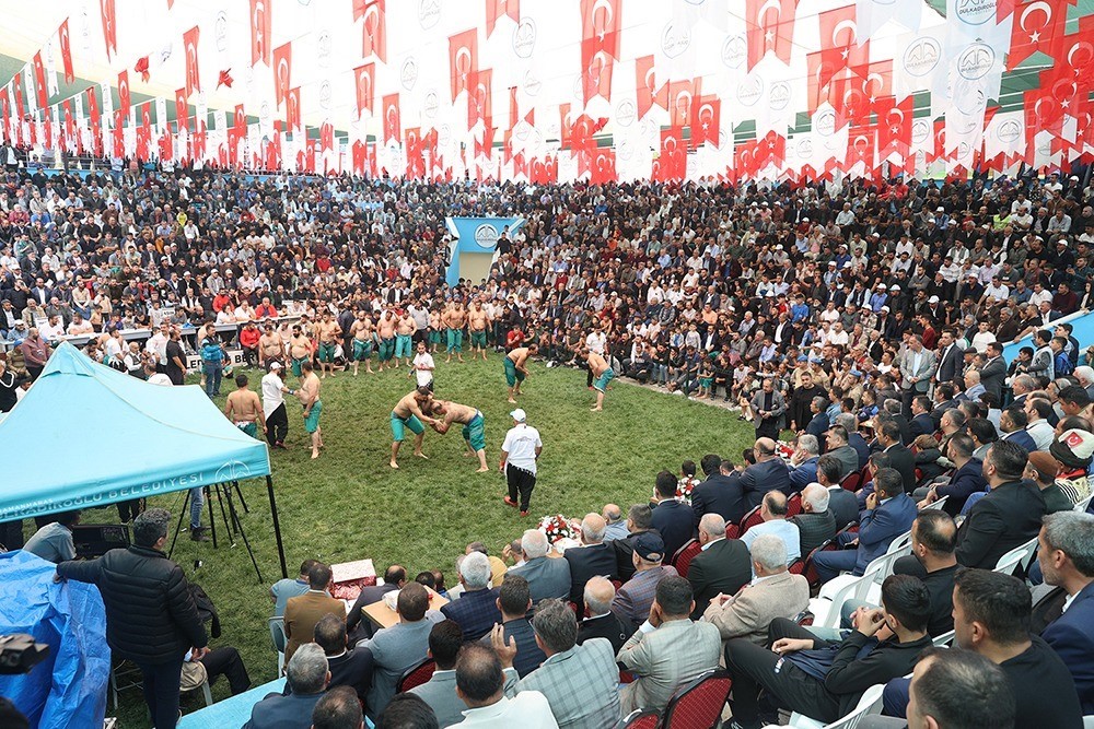 Kahramanmaraş’ta Bertiz Boyalı Güreş Festivali tamamlandı
