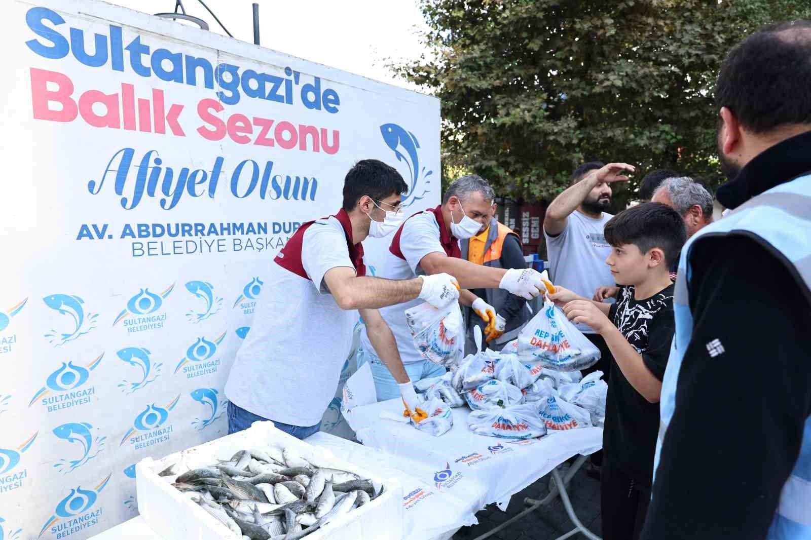 Sultangazi’de balık sezonunun bereketi yaşanıyor
