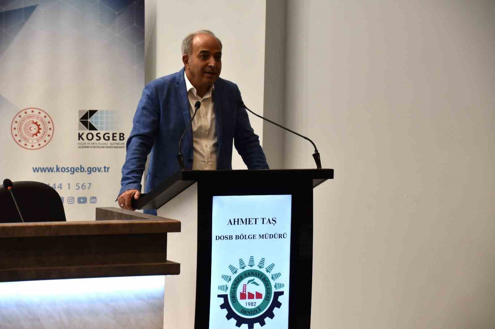 Denizli OSB’de KOSGEB destekleri anlatıldı
