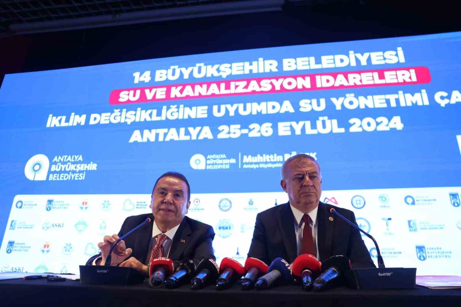 Antalya’da “İklim Değişikliğine Uyumda Su Yönetimi Çalıştayı” başladı
