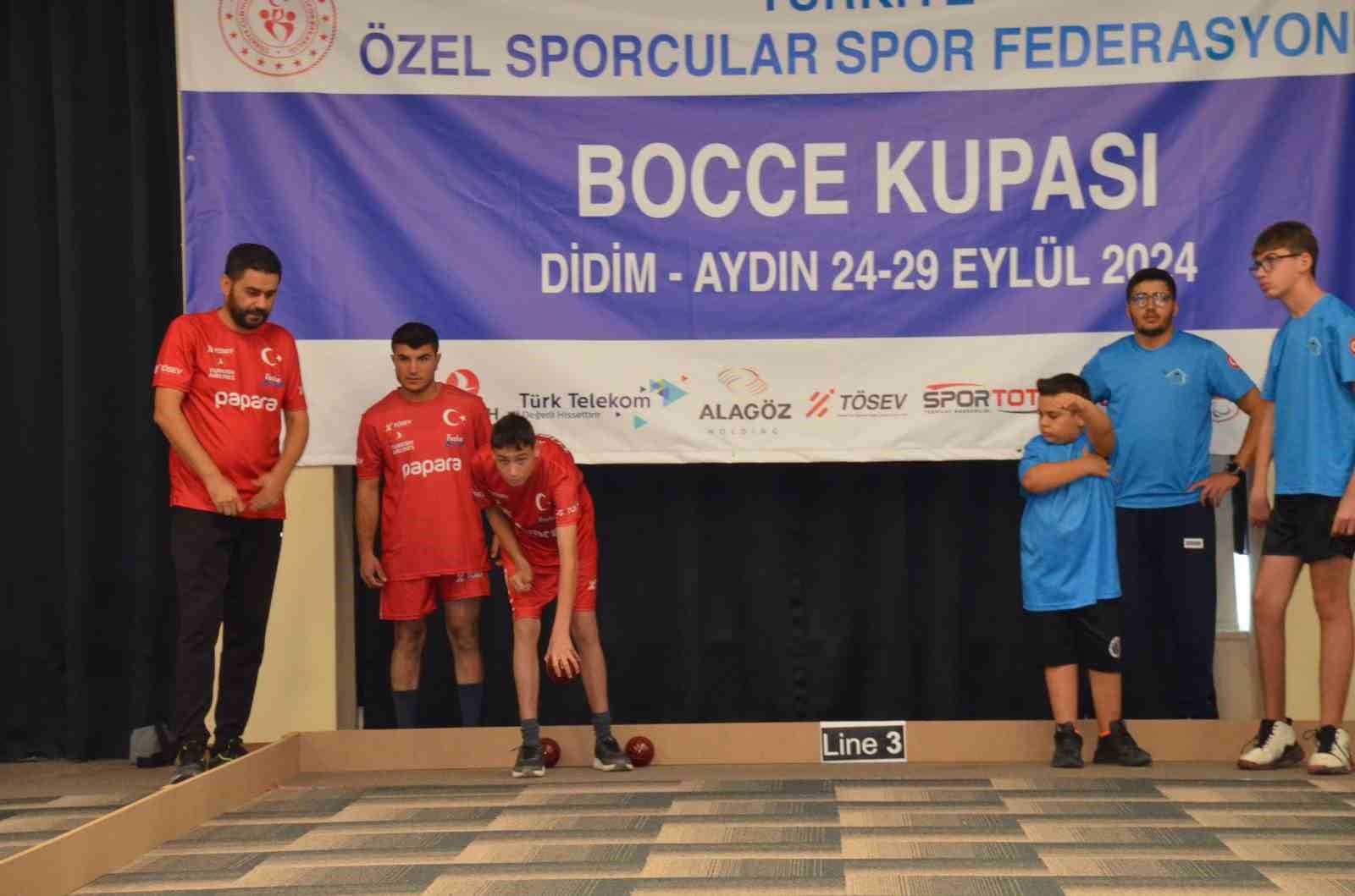 Türkiye’deki özel sporcular, Didim’deki bocce yarışmasına katıldı
