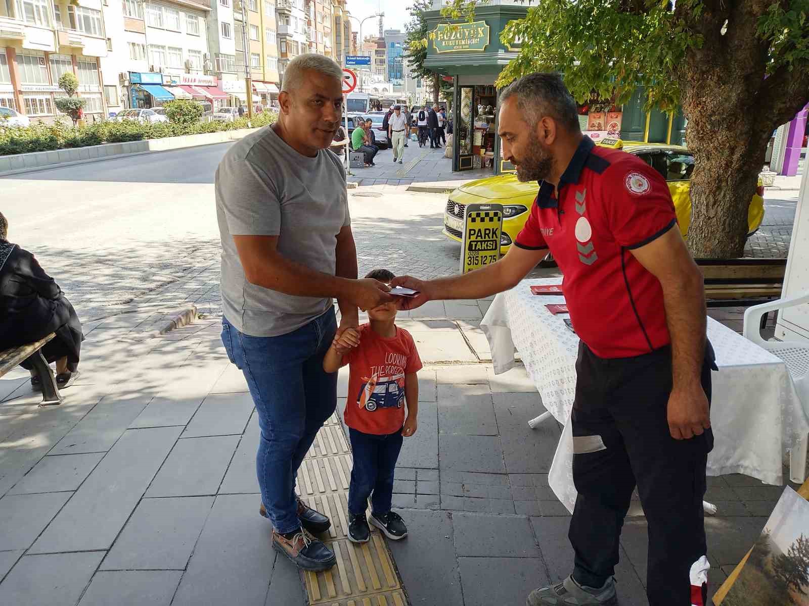 İtfaiye haftasında vatandaşlar bilgilendirildi
