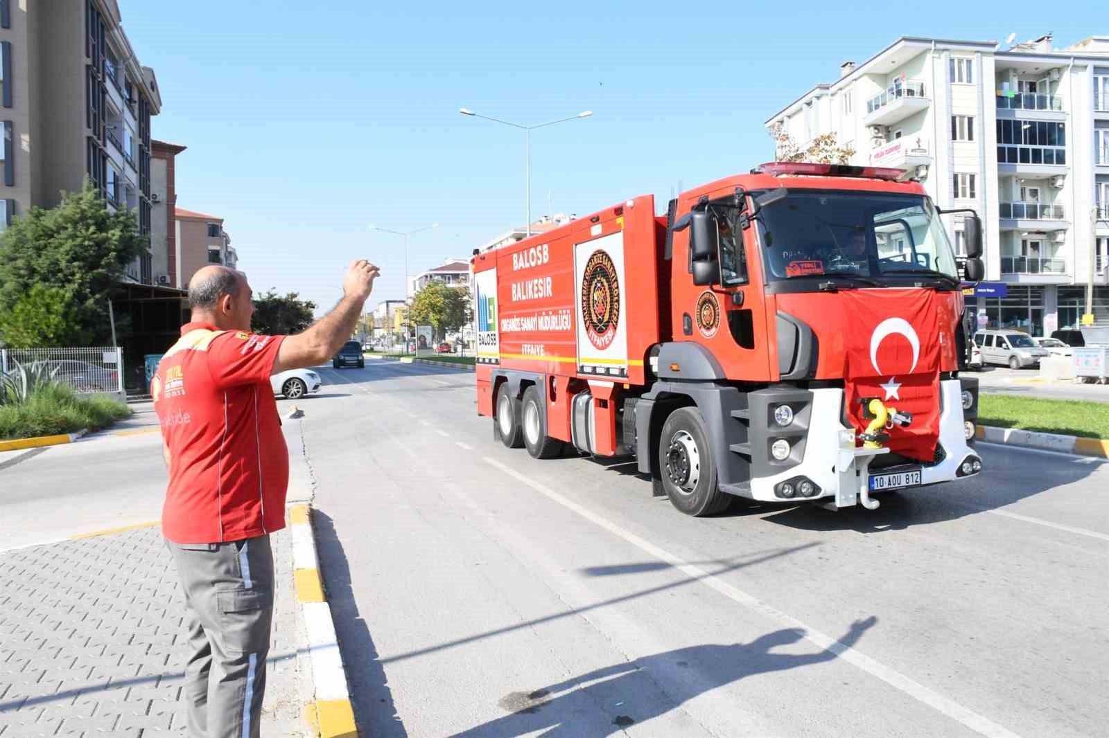 Balıkesir İtfaiyesi 7/24 görev başında
