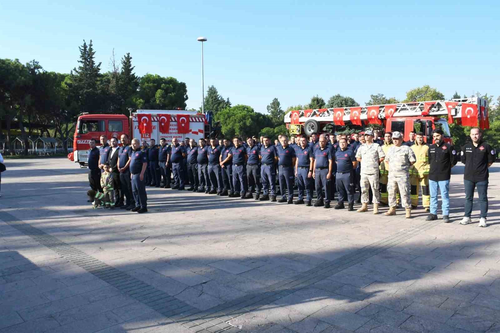 Balıkesir İtfaiyesi 7/24 görev başında
