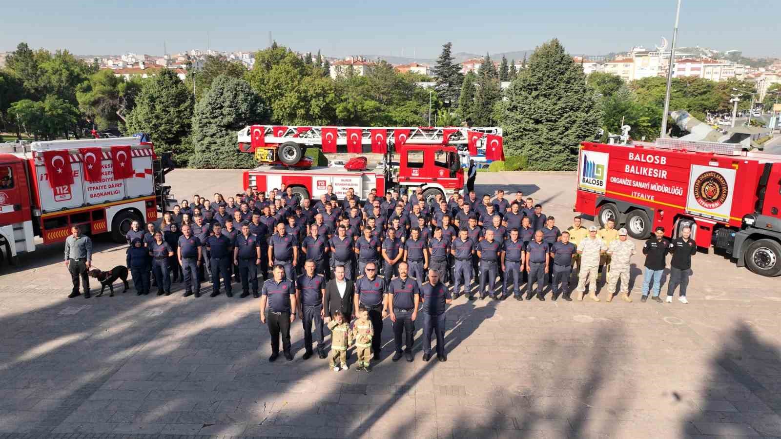 Balıkesir İtfaiyesi 7/24 görev başında
