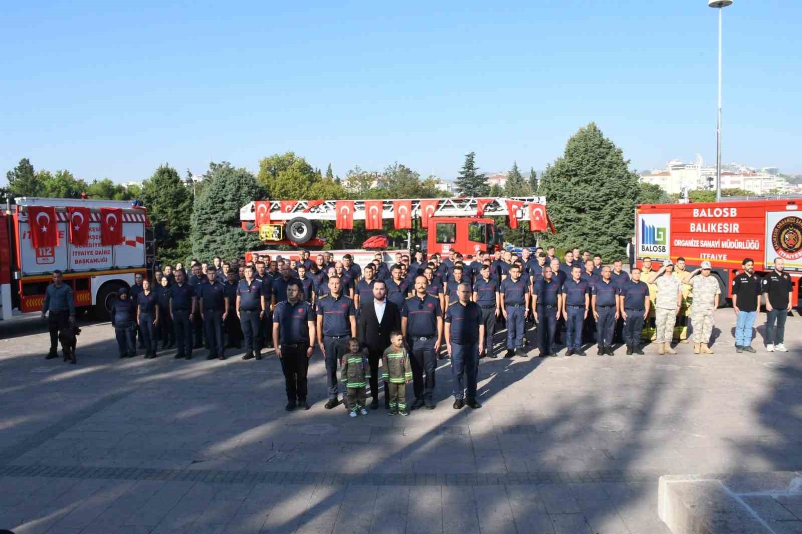 Balıkesir İtfaiyesi 7/24 görev başında
