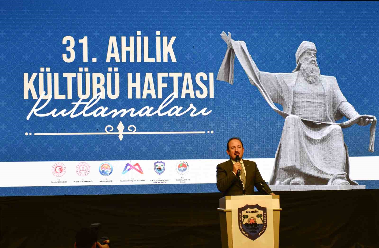 Mersin’de Ahilik Kültürü Haftası törenle kutlandı
