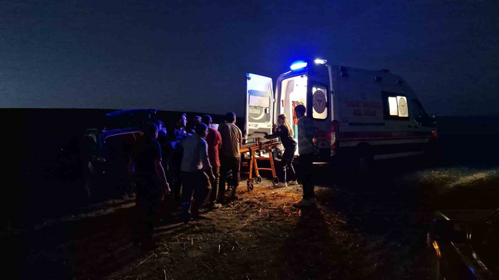 Odun kesmek için araziye giden yaşlı adam yaralı halde bulundu
