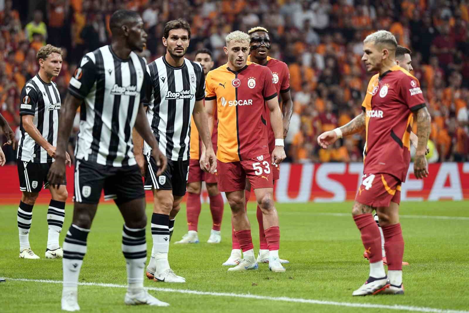 UEFA Avrupa Ligi: Galatasaray: 0 - PAOK: 0 (İlk yarı)
