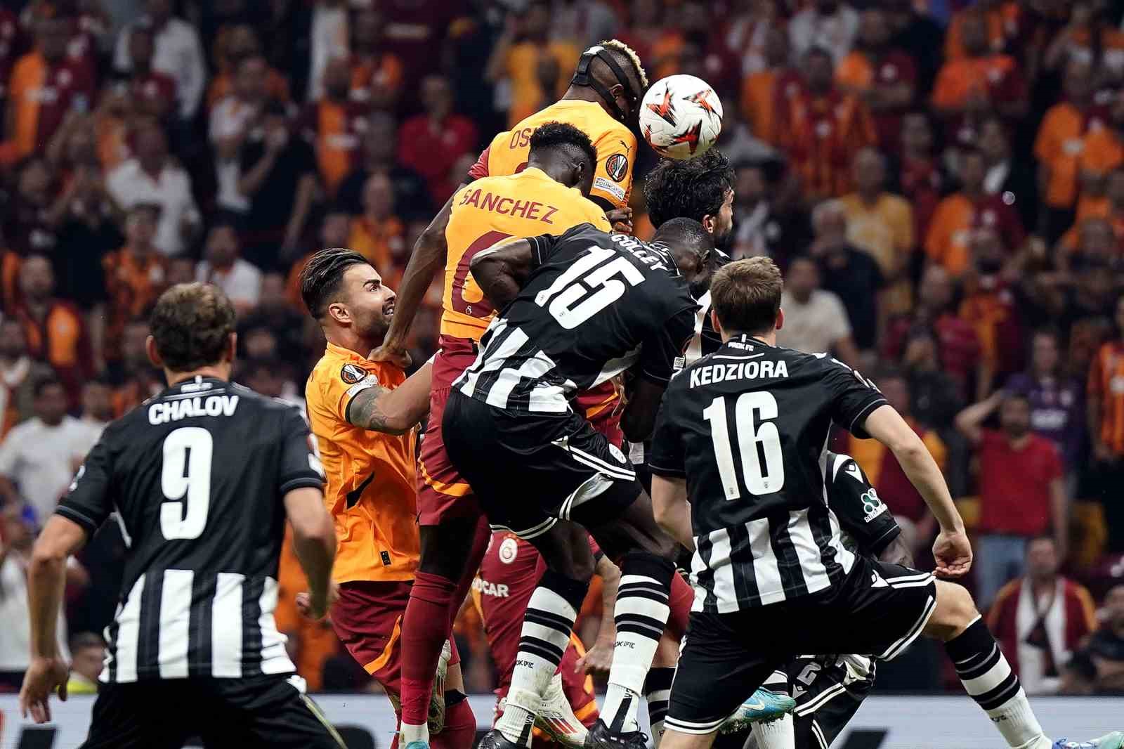 UEFA Avrupa Ligi: Galatasaray: 3 - PAOK: 1 (Maç sonucu)
