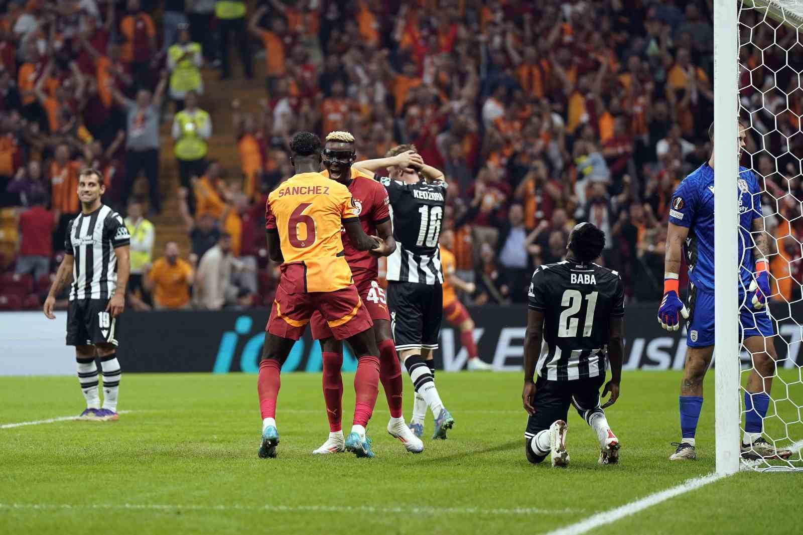 UEFA Avrupa Ligi: Galatasaray: 3 - PAOK: 1 (Maç sonucu)
