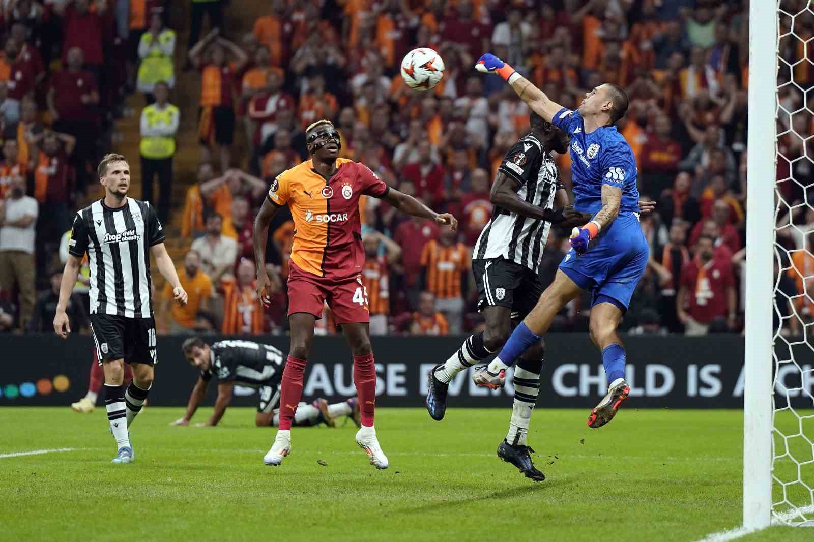 UEFA Avrupa Ligi: Galatasaray: 3 - PAOK: 1 (Maç sonucu)
