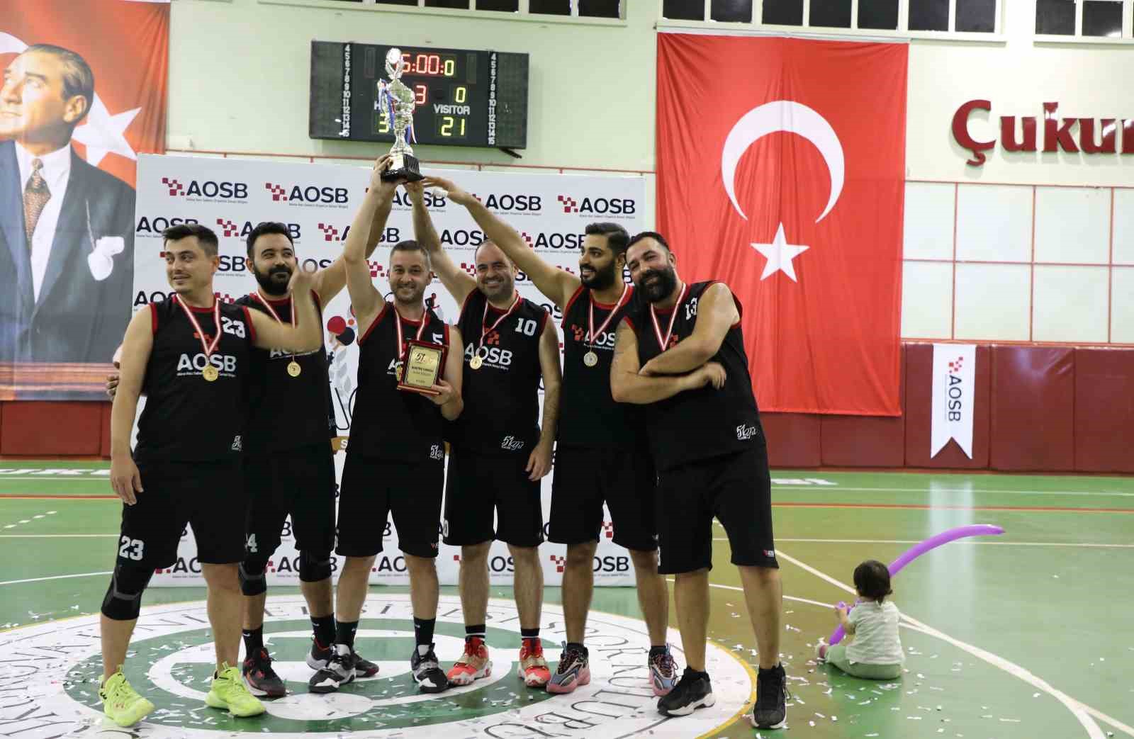 AOSB Spor Şenliği çerçevesinde 2. Basketbol Turnuvası sonuçlandı
