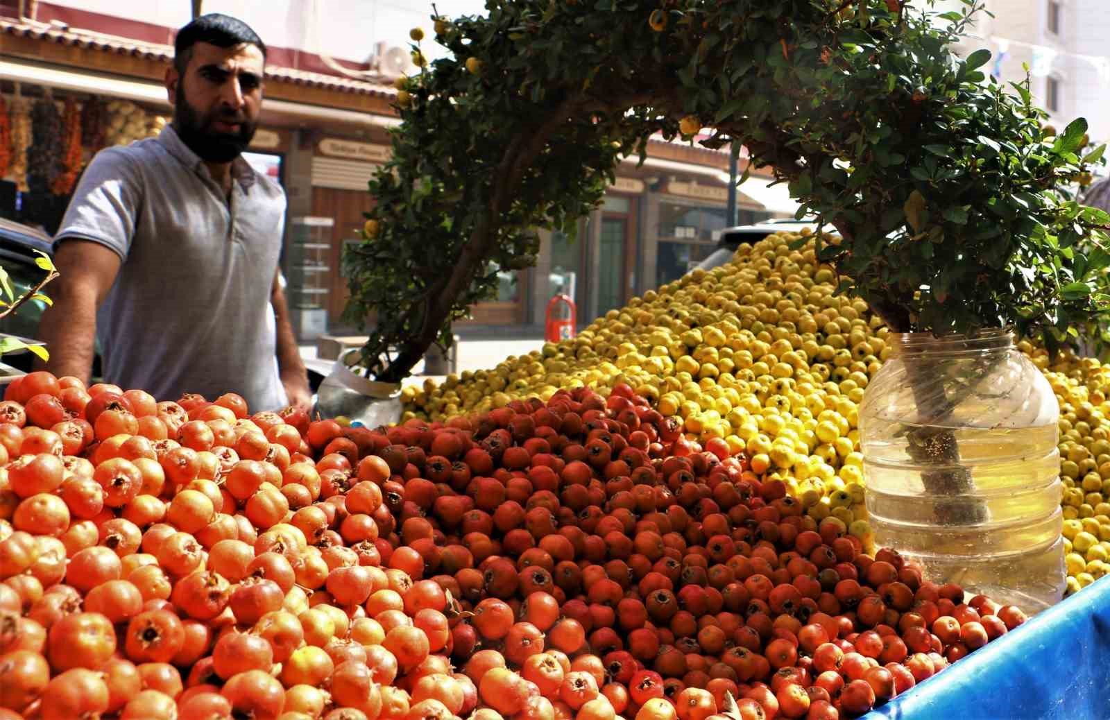 Sonbaharın aromatik meyvesi ‘alıç’ tezgahtaki yerini aldı
