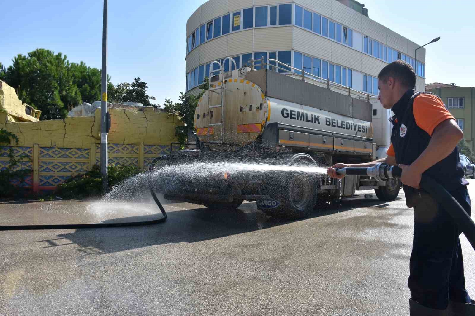 Gemlik’te dört koldan temizlik
