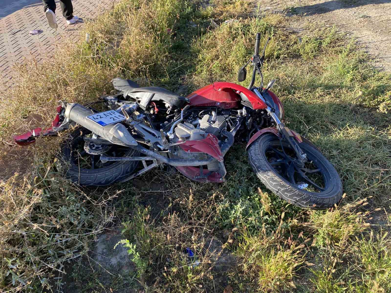 Konya’da motosiklet ve otomobil çarpıştı: 2 çocuk yaralandı
