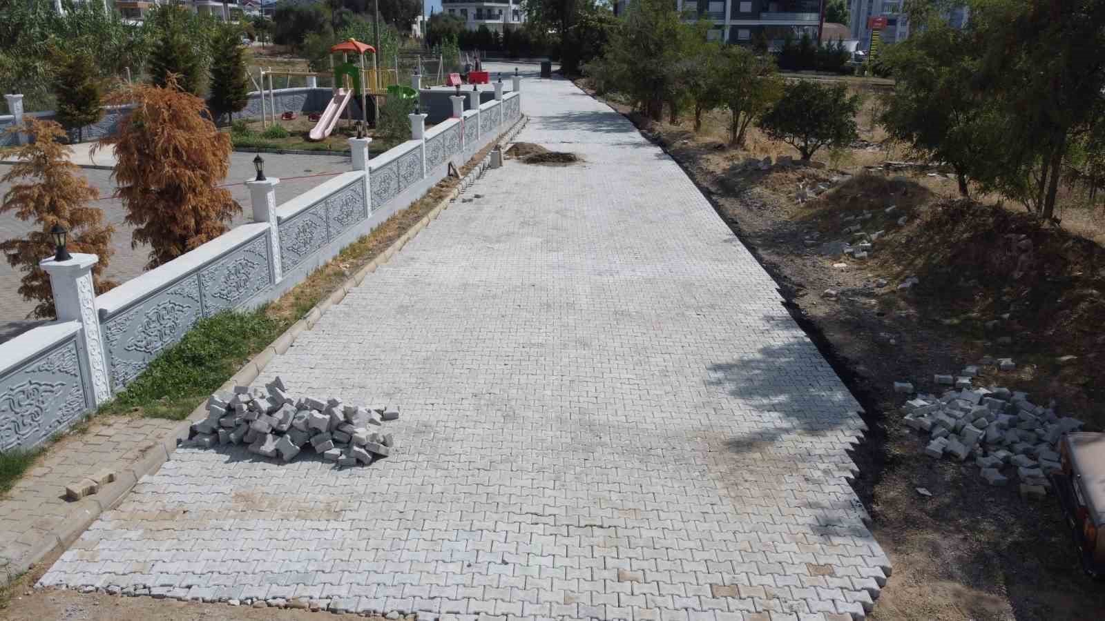 Nazilli Belediyesi yol yapım çalışmalarını tamamladı
