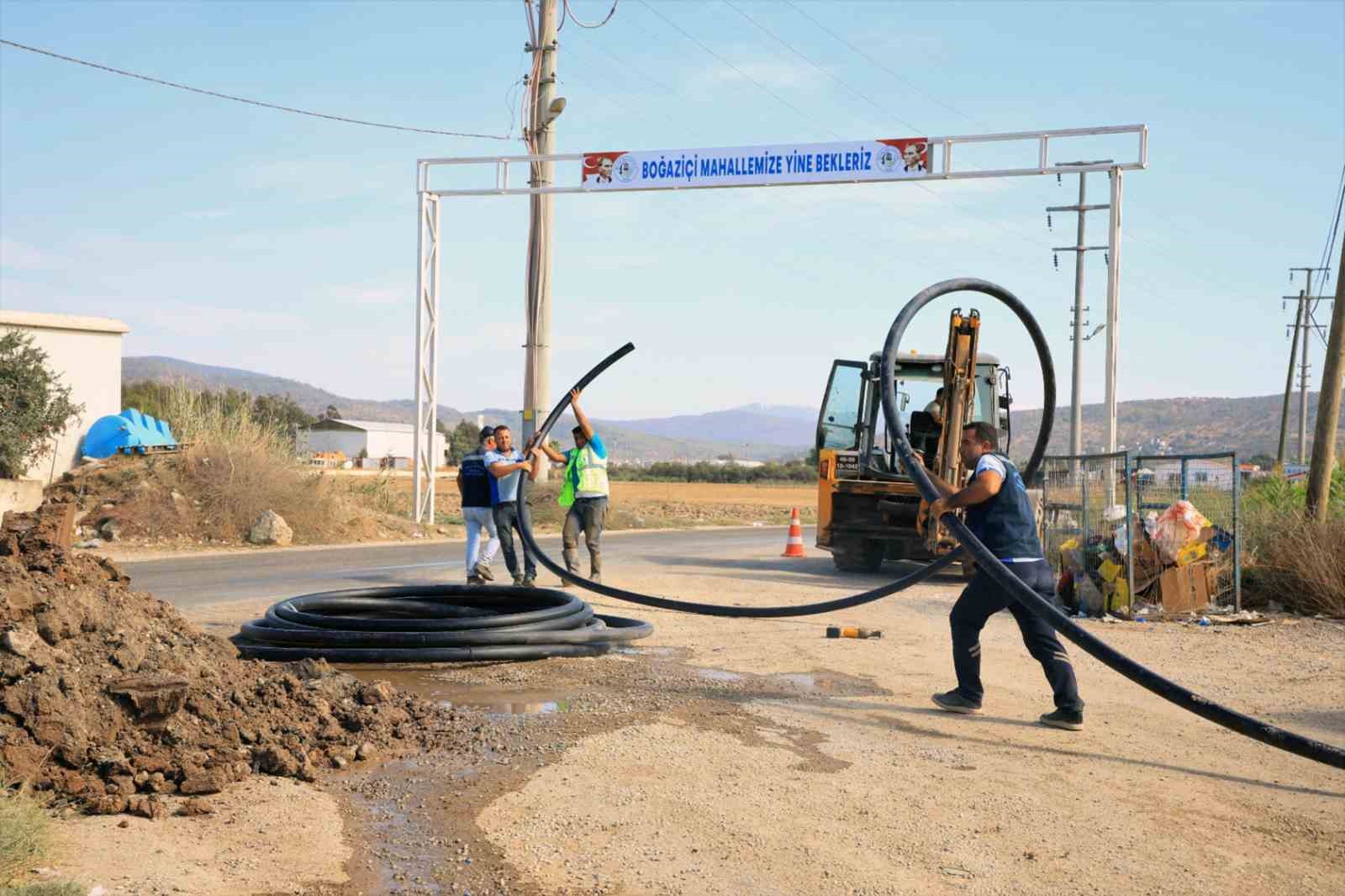 Milas Boğaziçi Mahallesi kesintisiz suya kavuşuyor
