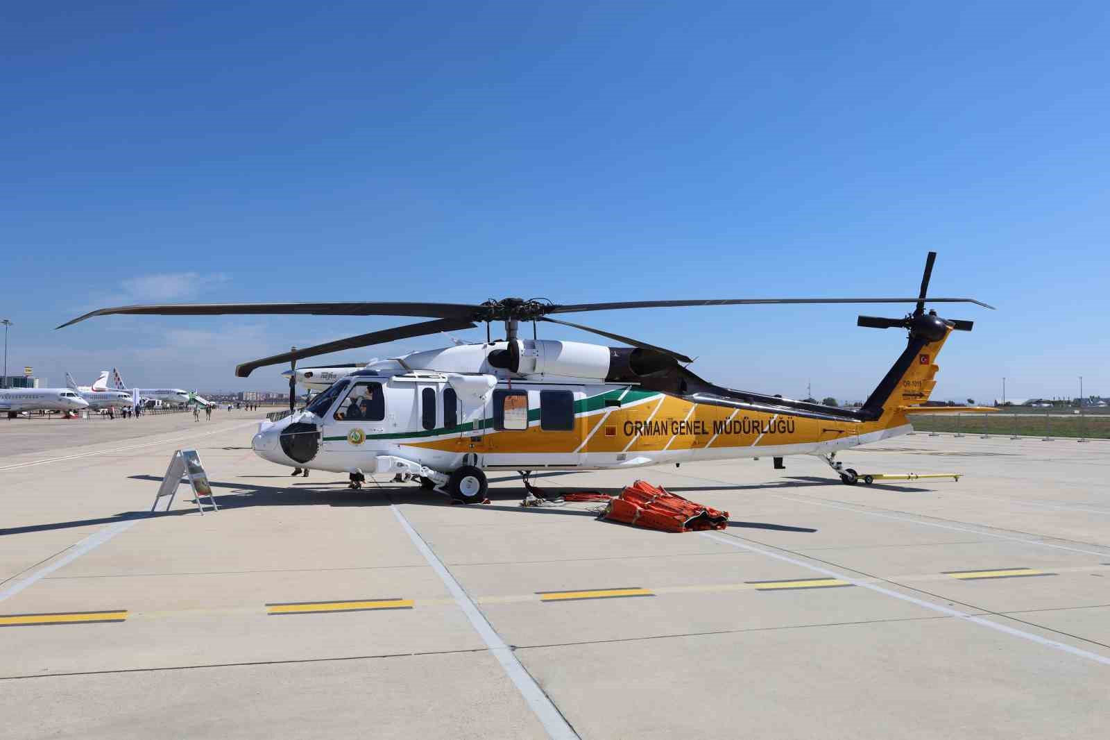 Orman Genel Müdürlüğü’nün hava ve kara araçları İstanbul AirShow’da sergilendi
