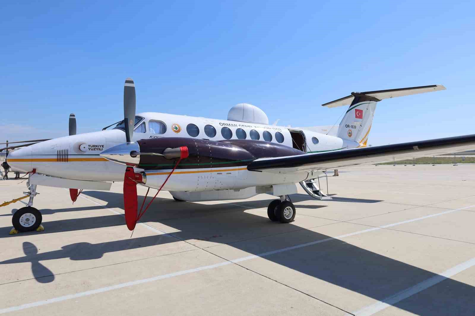 Orman Genel Müdürlüğü’nün hava ve kara araçları İstanbul AirShow’da sergilendi
