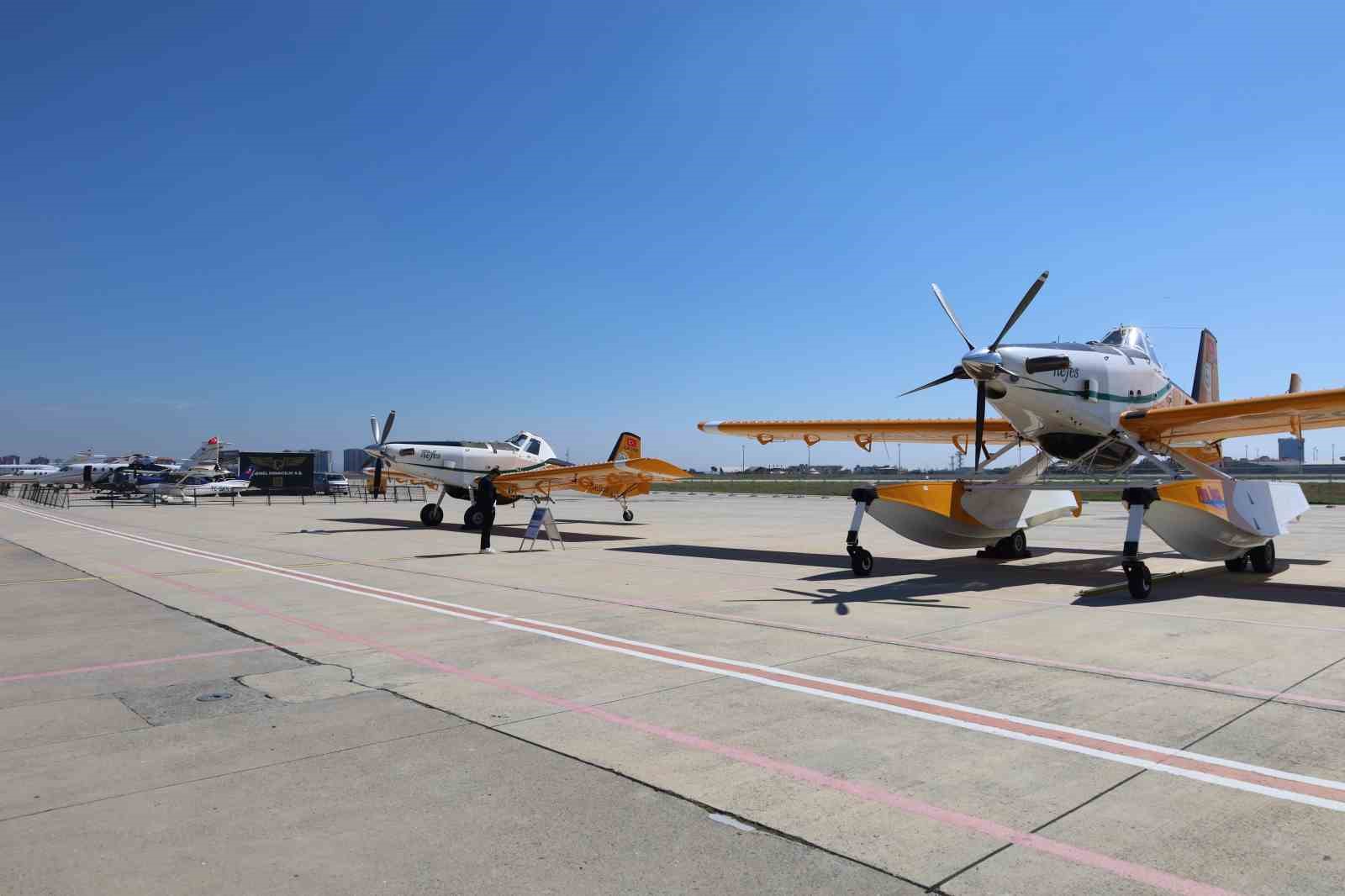 Orman Genel Müdürlüğü’nün hava ve kara araçları İstanbul AirShow’da sergilendi
