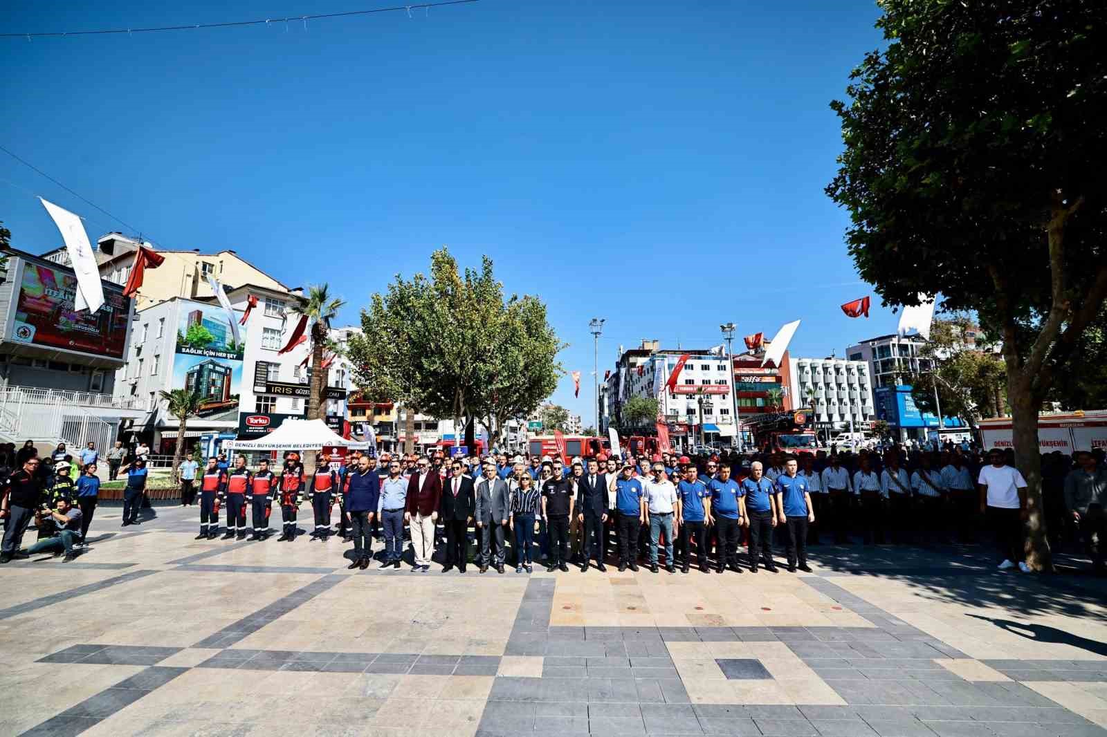 Denizli İtfaiyesinden, İtfaiye Teşkilatının 310. yaşında gövde gösterisi
