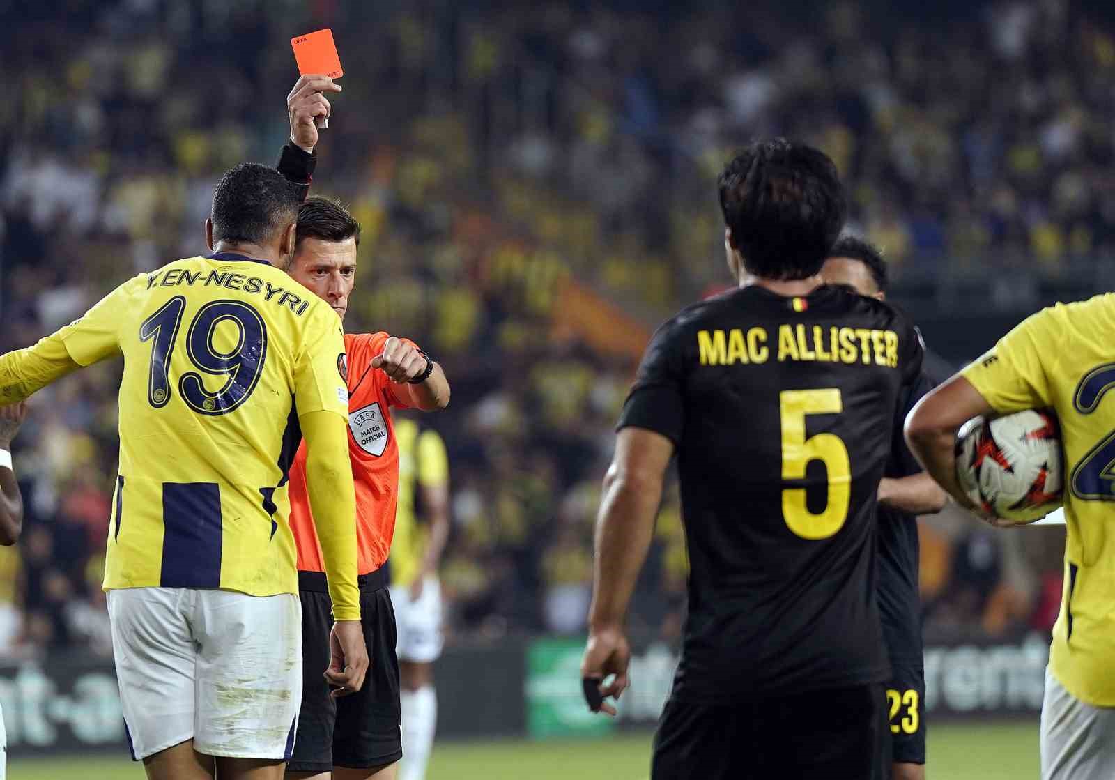 UEFA Avrupa Ligi: Fenerbahçe: 2 - Union Saint-Gilloise: 1 (Maç sonucu)
