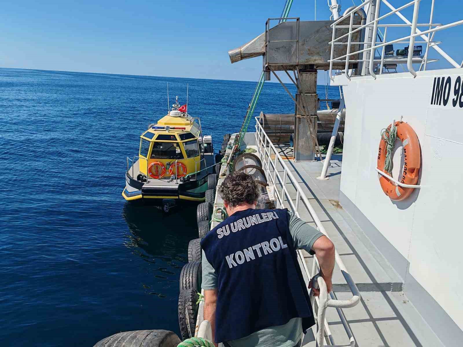 Sinop’ta dron destekli su ürünleri denetimi
