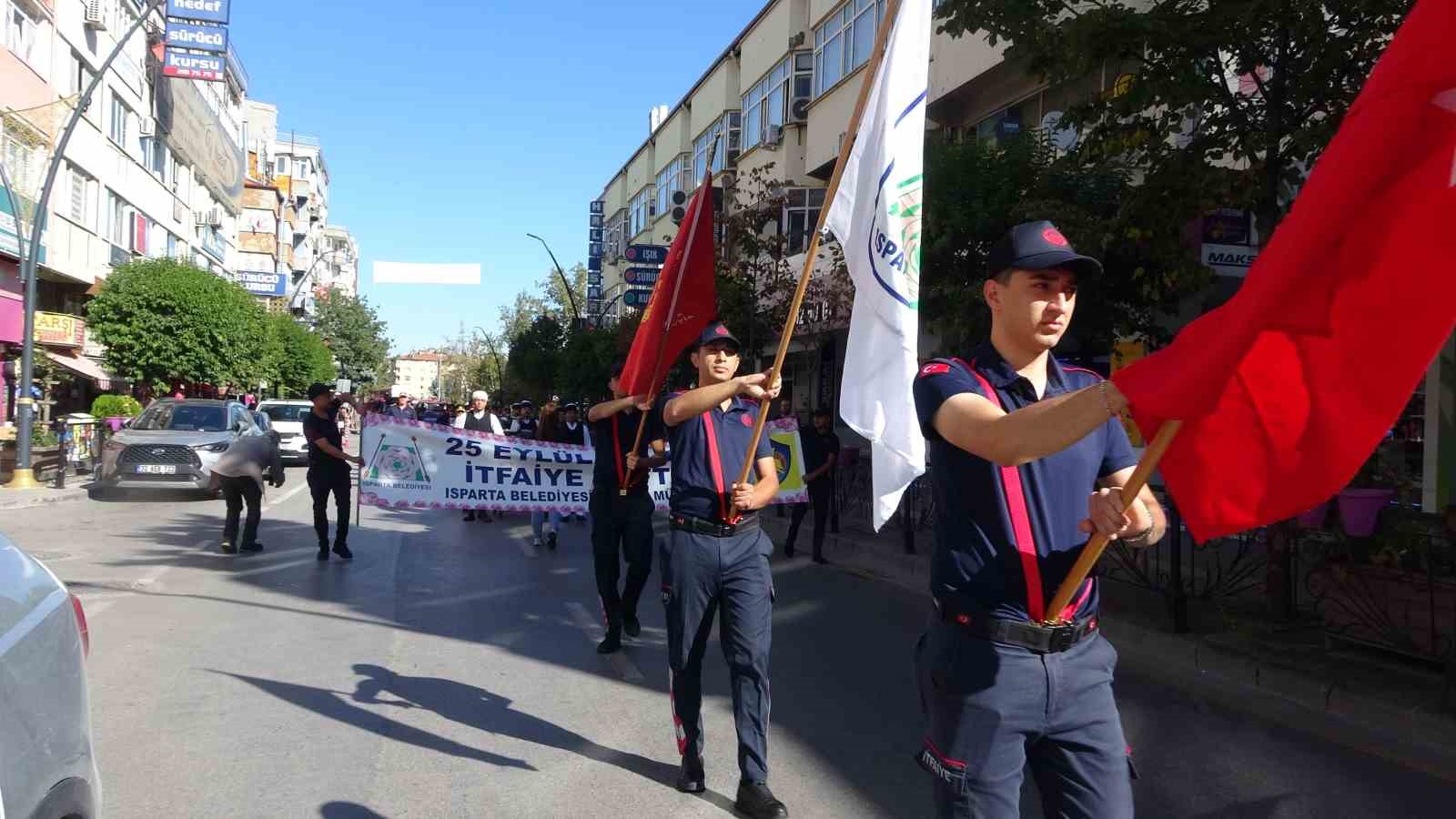 Isparta’da İtfaiye Teşkilatının 310’uncu kuruluş yıl dönümü kutlandı
