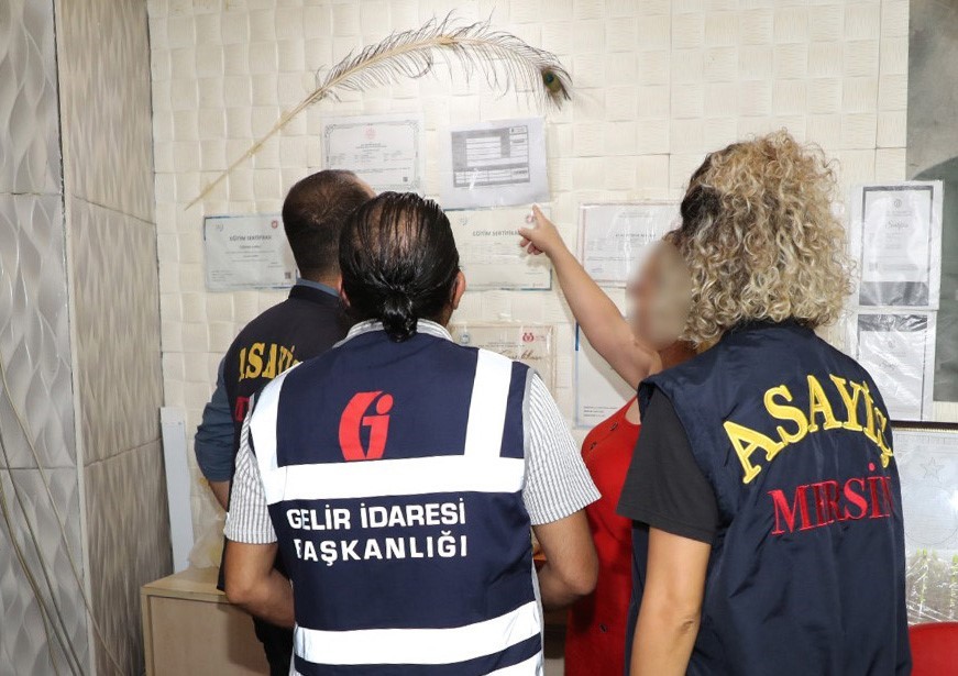 Mersin polisinden iş yerlerine denetim: 8 iş yerine 1 milyon 550 bin TL ceza kesildi
