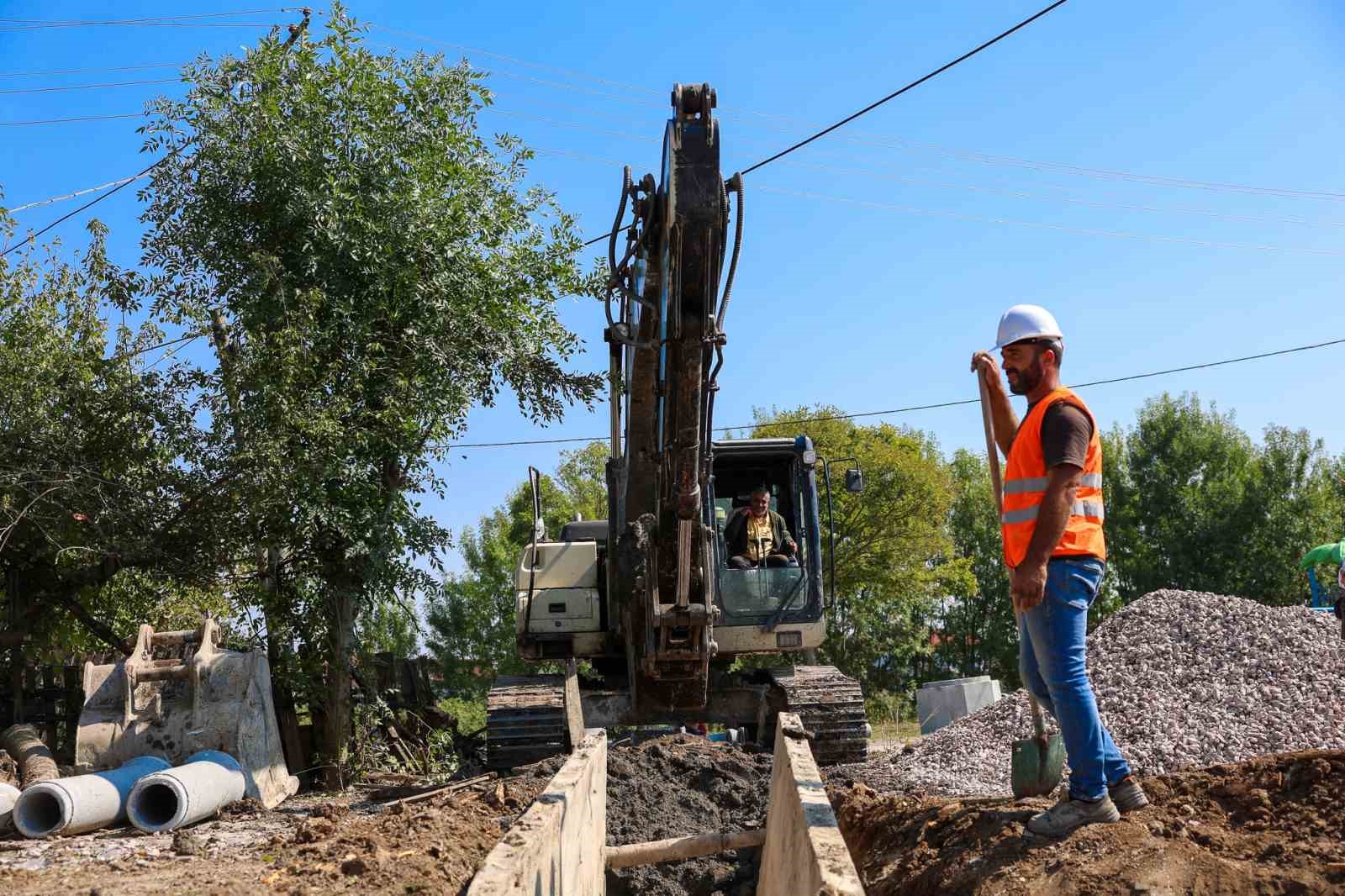 Çevreci altyapı projesi Arabacıalanı’nın evsel atık sularını güvenle taşıyacak
